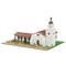 Wise Elk Mini Bricks Construction Set - Mission Santa Cruz, 1370 pcs